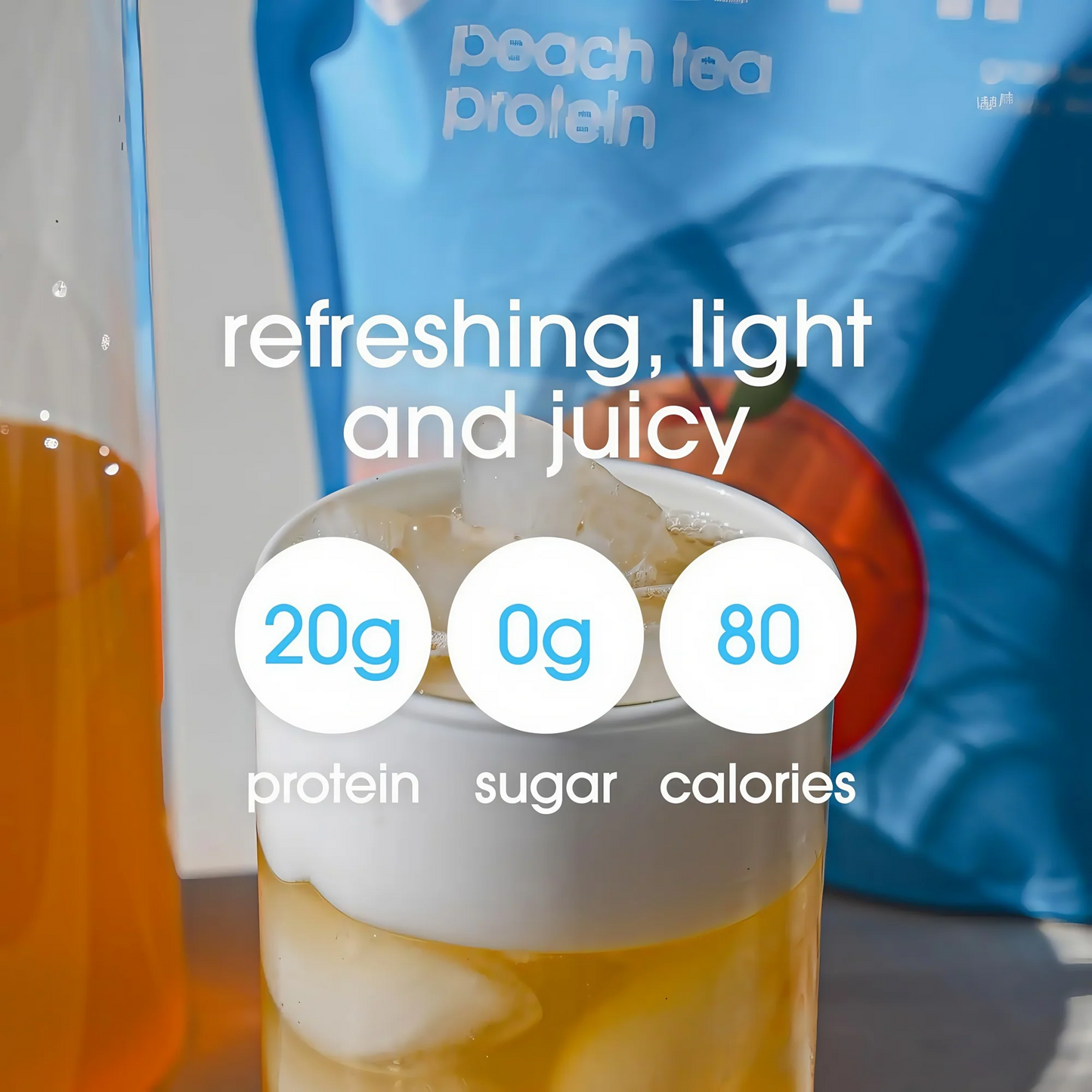 peach tea protein