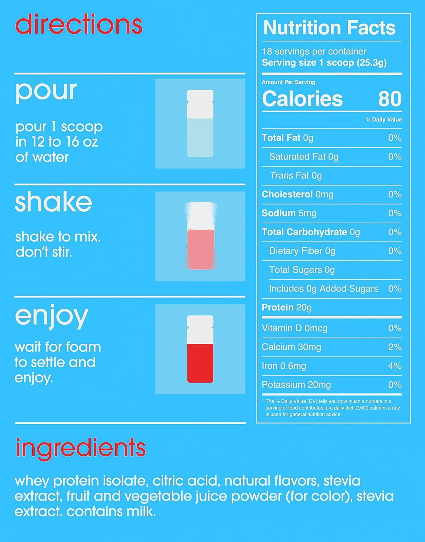 strawberry acai protein