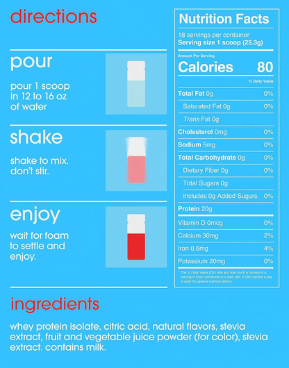strawberry acai protein